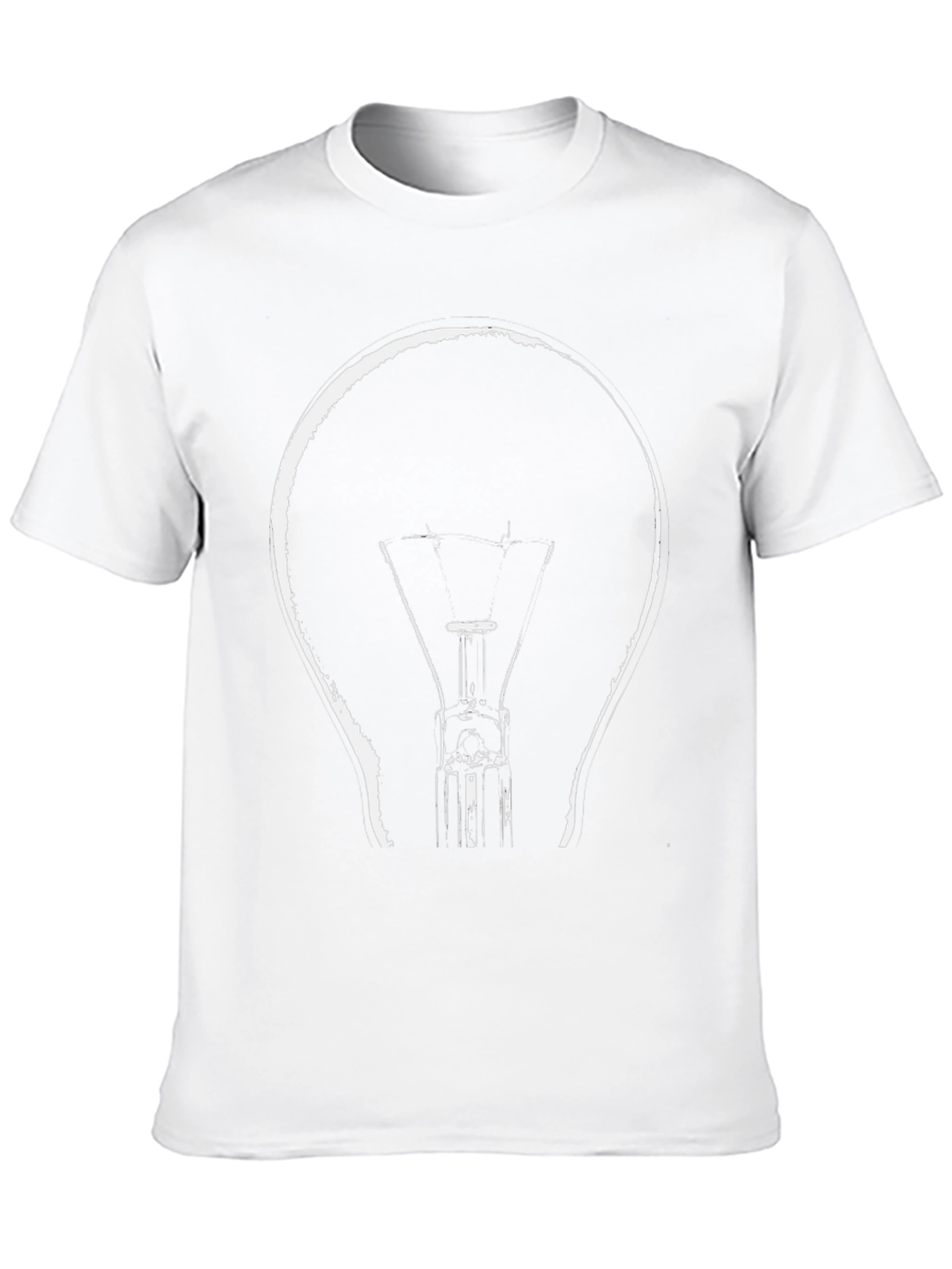 Illuminating Idea Tee - Light Bulb Graphic T-Shirt