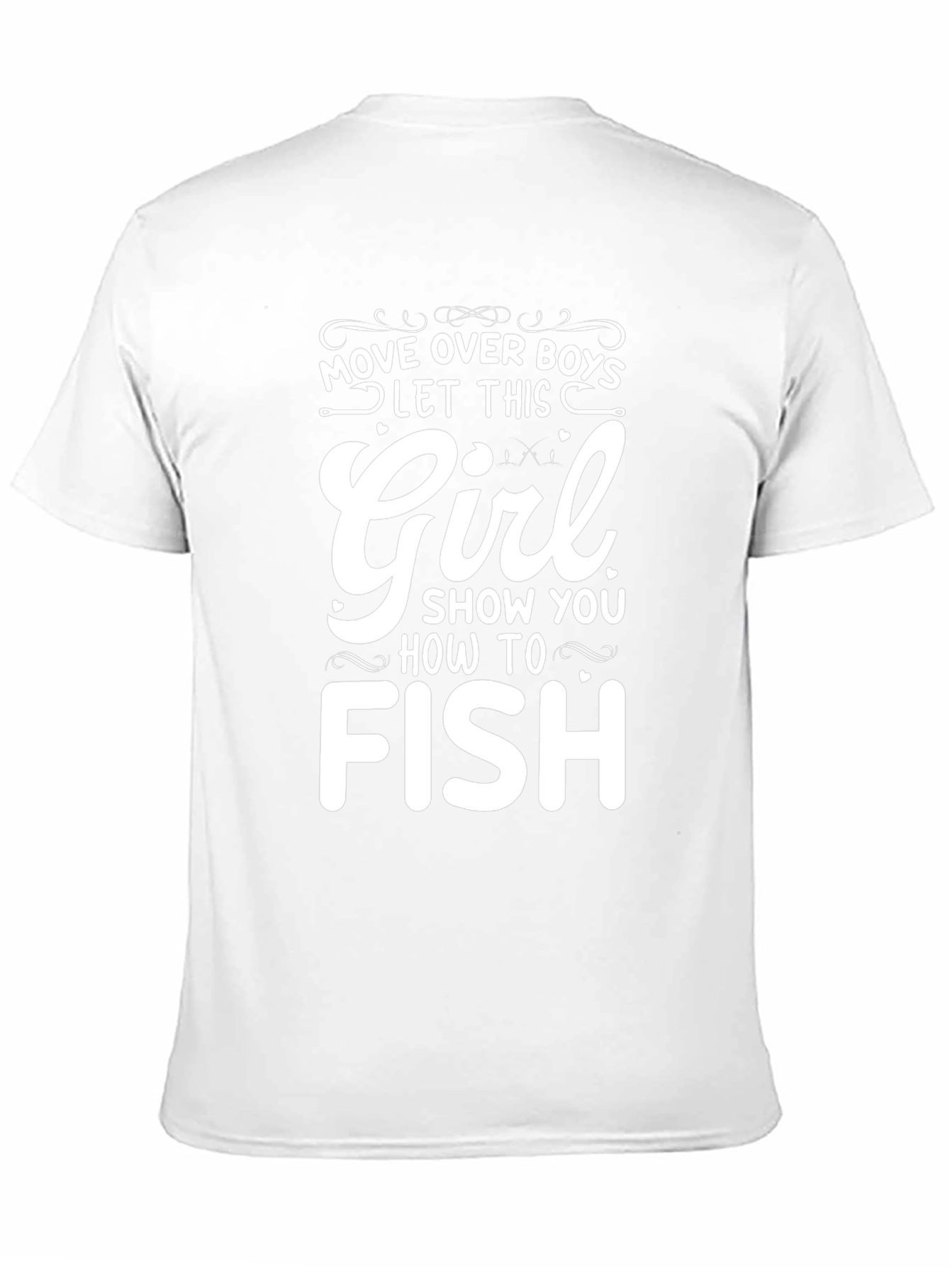 Move Over Boys Girl Fishing T-Shirt