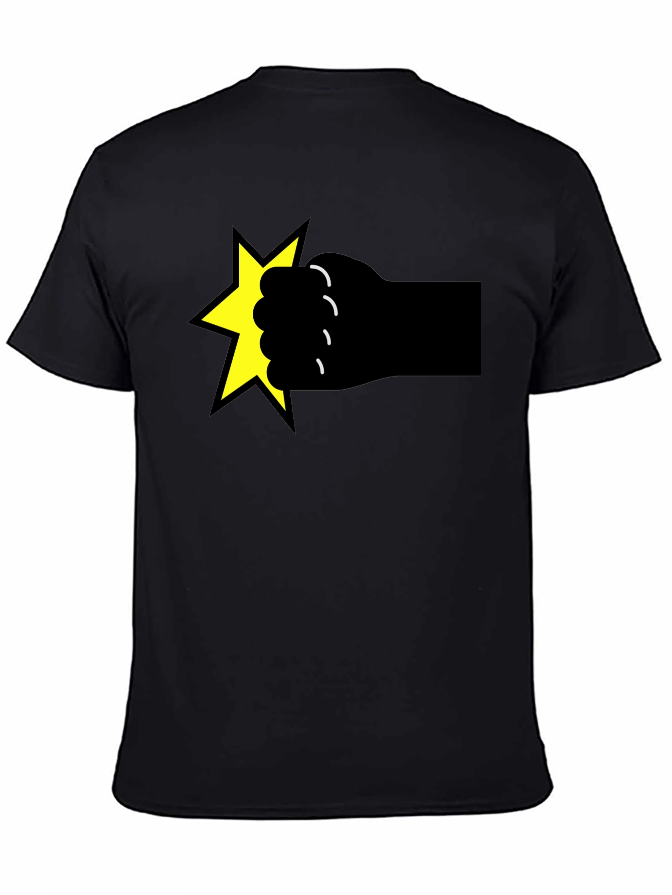 Boom! Graphic T-Shirt - Black Crew Neck