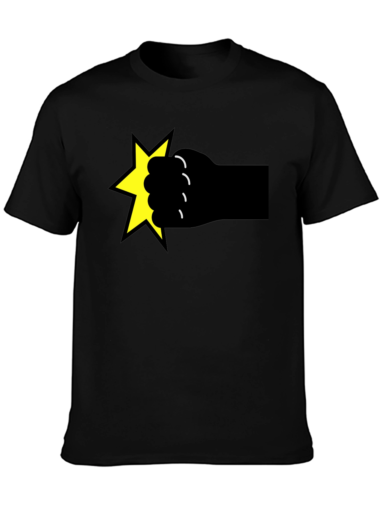 Boom! Graphic T-Shirt - Black Crew Neck