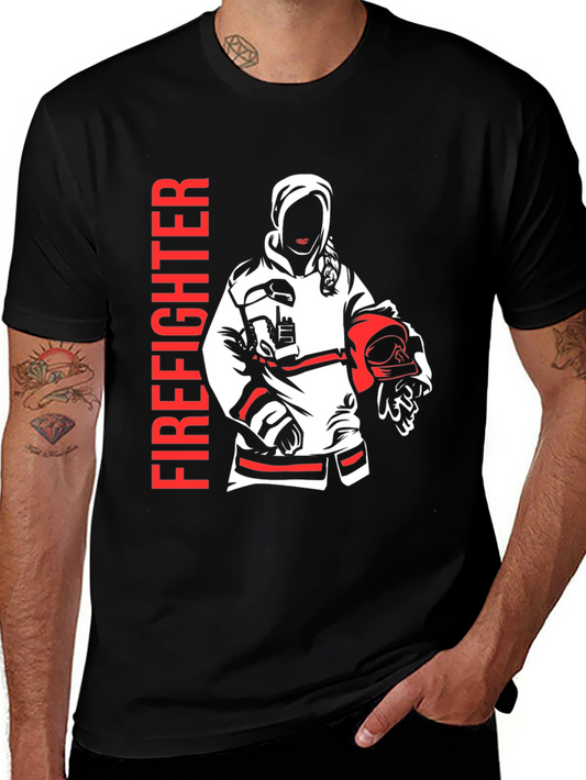 Firefighter Graphic Tee - Heroic Design