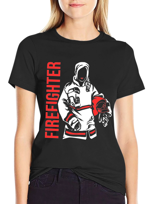 Firefighter Graphic Tee - Heroic Design