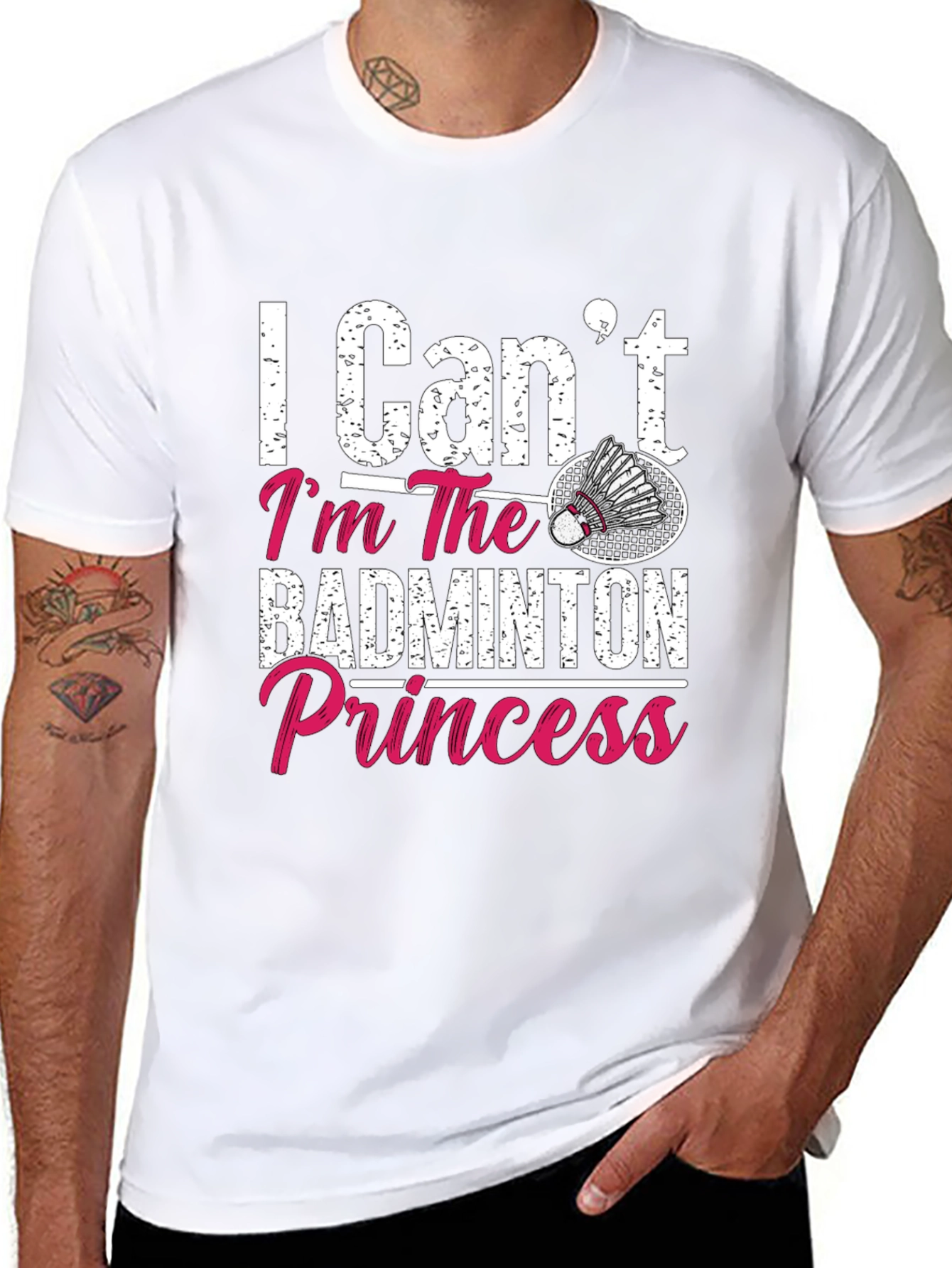 Badminton Princess Graphic T-Shirt