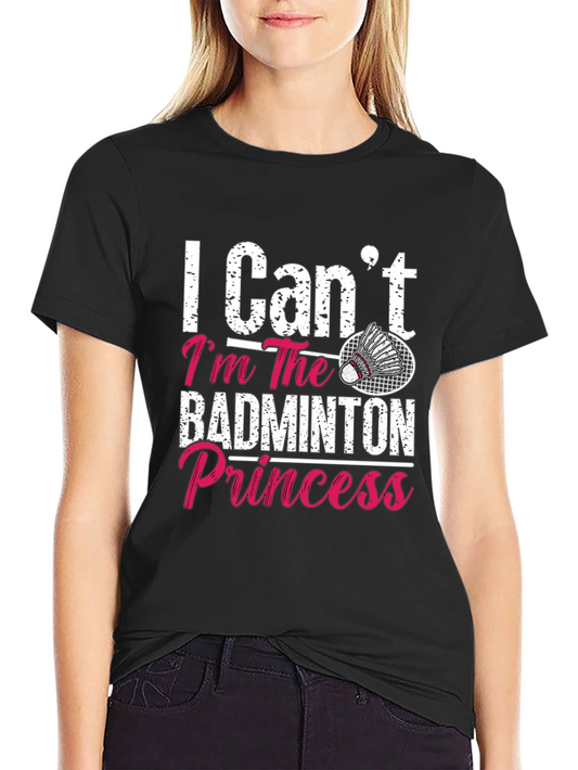 Badminton Princess Graphic T-Shirt