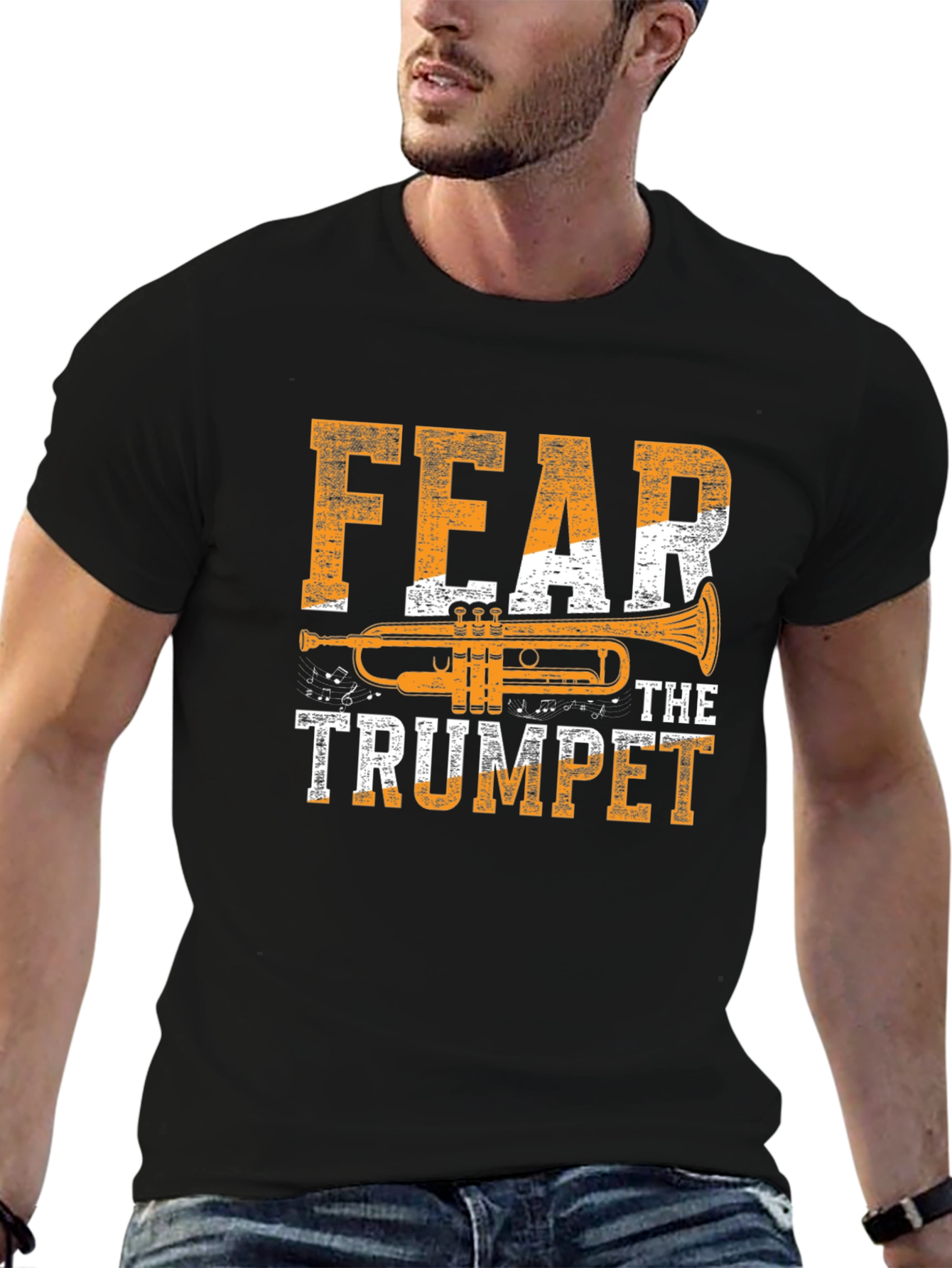 Fear The Trumpet Graphic T-Shirt - Musician Tee