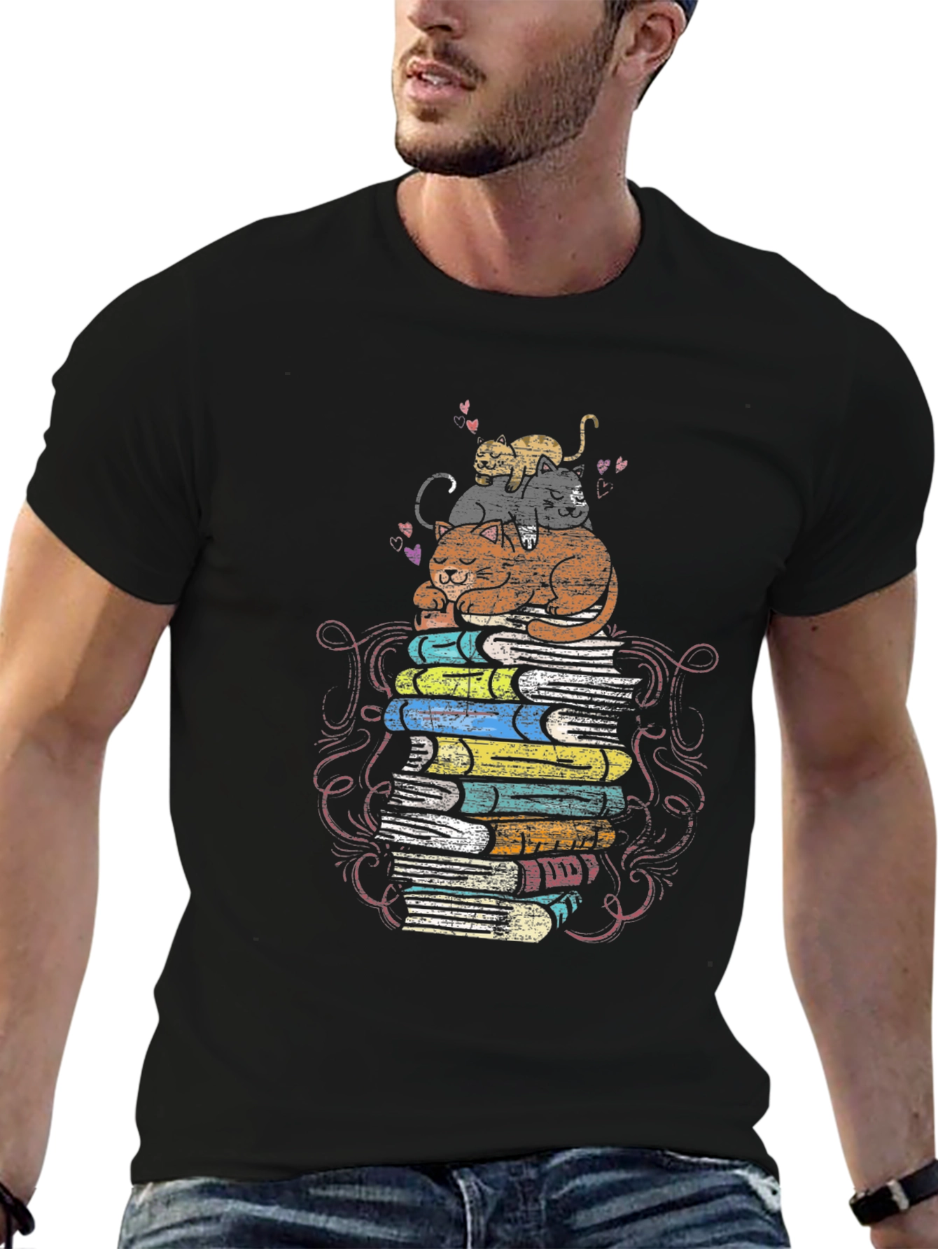 Bookish Cat T-Shirt