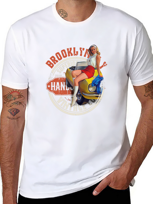 Brooklyn Superior Vintage Mechanic T-Shirt - Pinup Girl