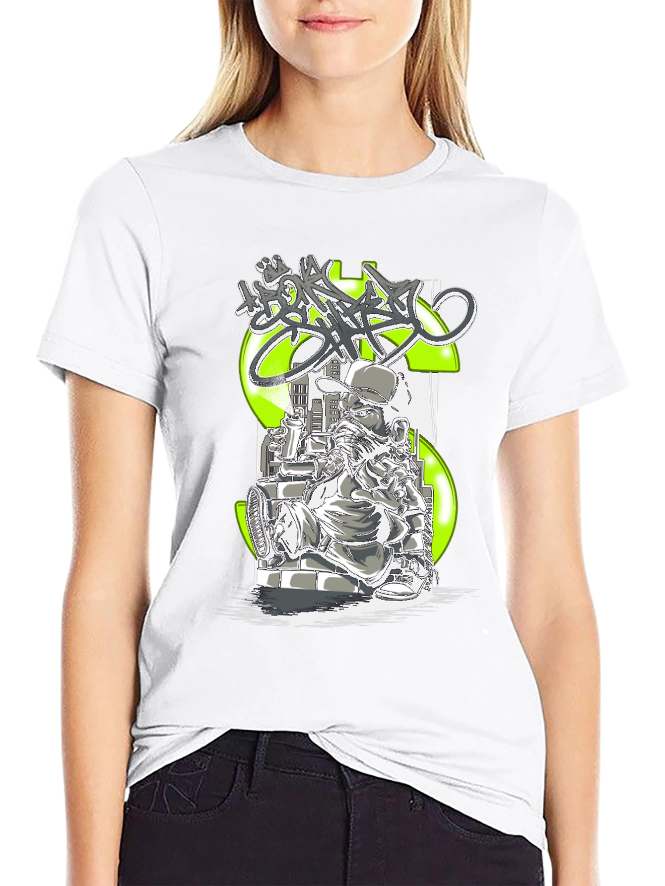 Graffiti Artist Black T-Shirt