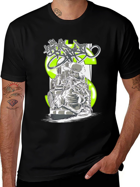 Graffiti Artist Black T-Shirt