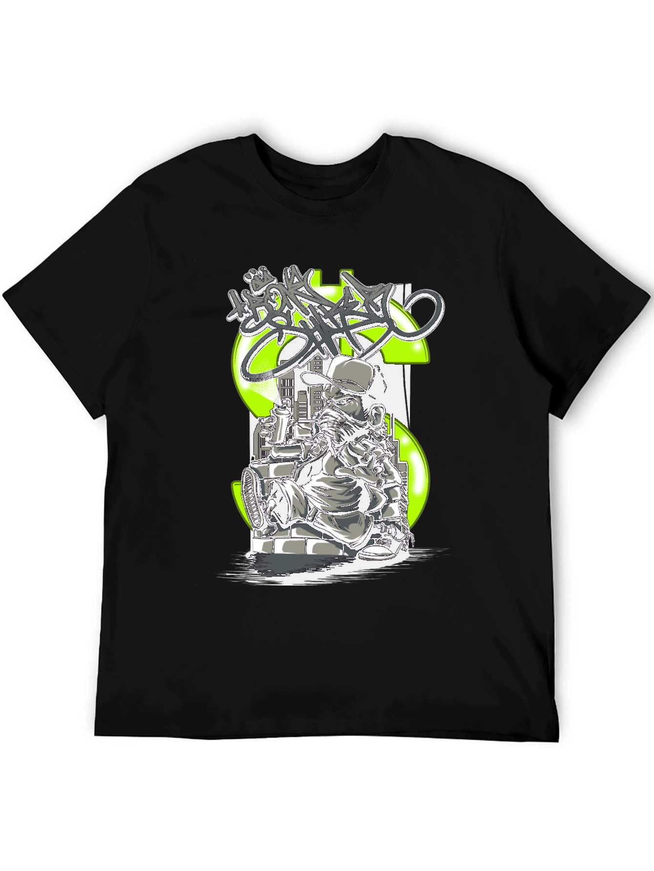 Graffiti Artist Black T-Shirt