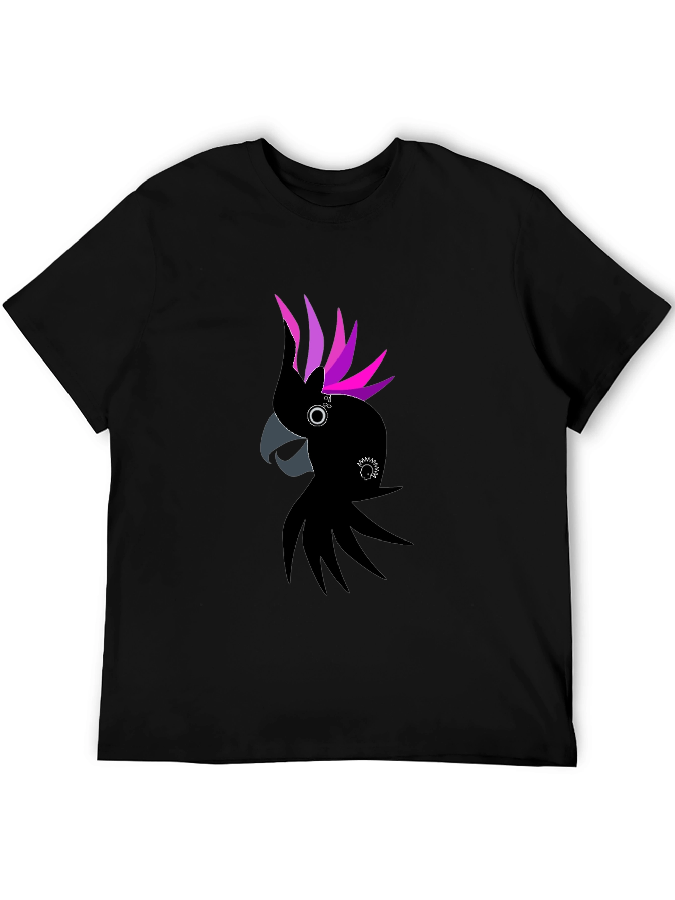 Black Cockatoo T-Shirt - Unique Graphic Tee