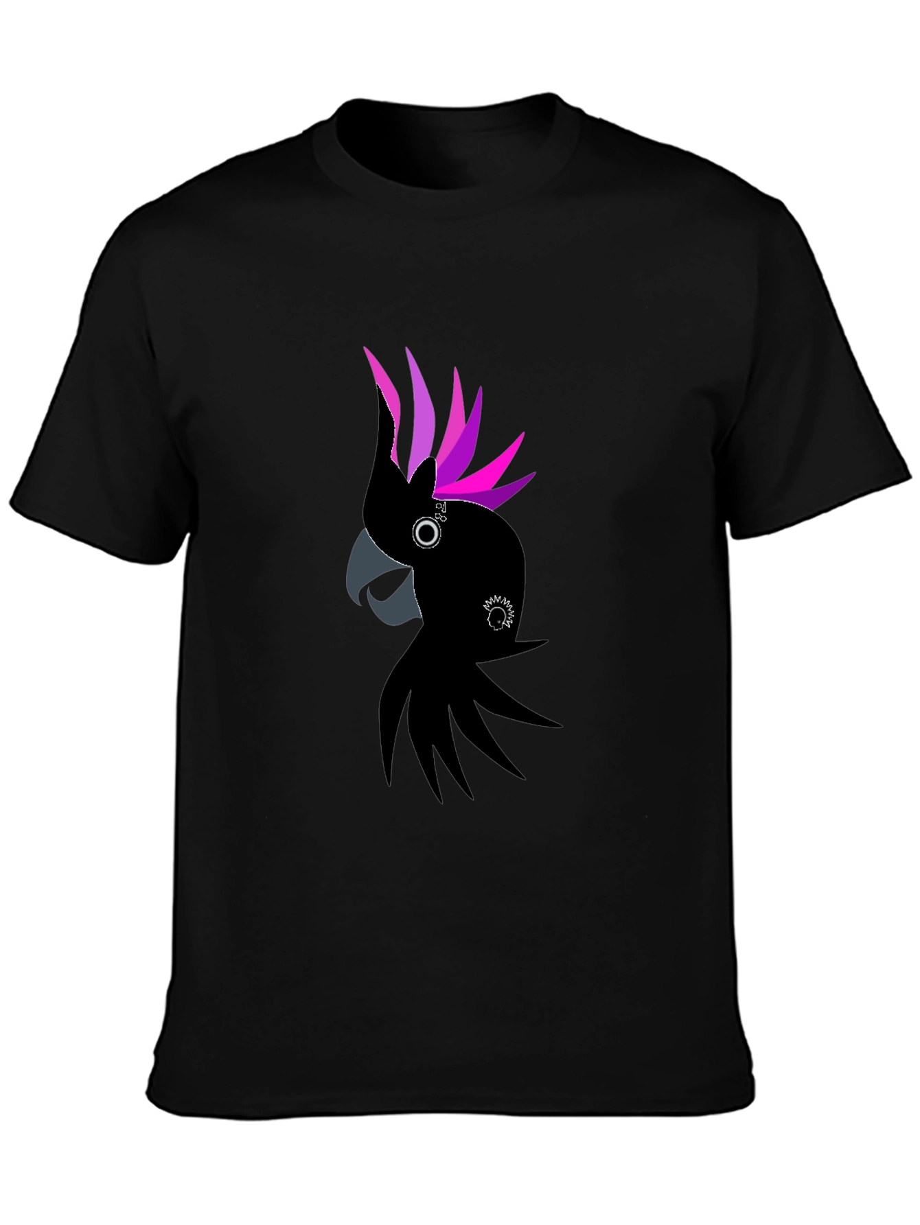 Black Cockatoo T-Shirt - Unique Graphic Tee
