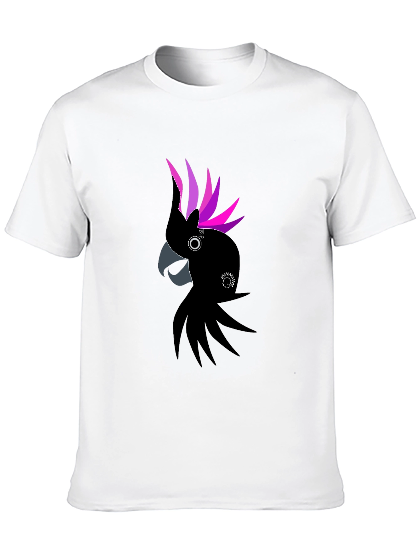 Black Cockatoo T-Shirt - Unique Graphic Tee