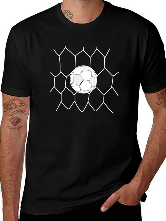 Soccer Ball Goal T-Shirt - Classic Black Tee