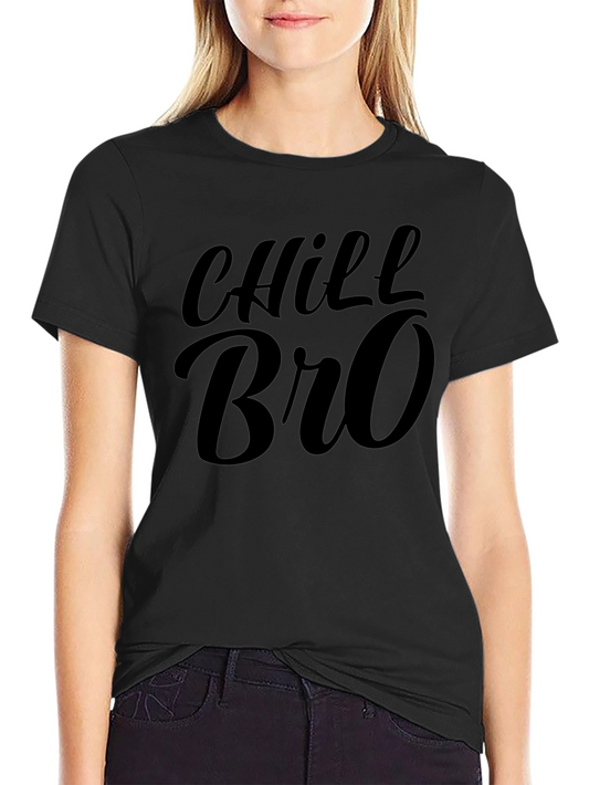 Chill Bro Black Graphic Tee