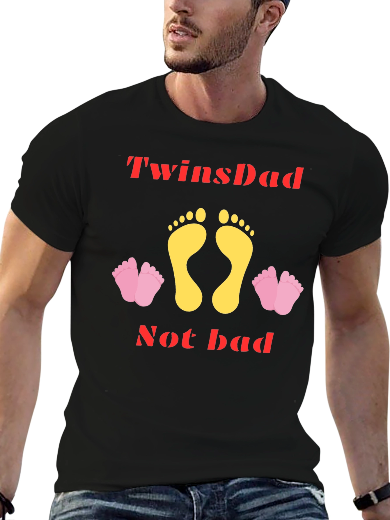 TwinsDad T-Shirt - New Dad Gift