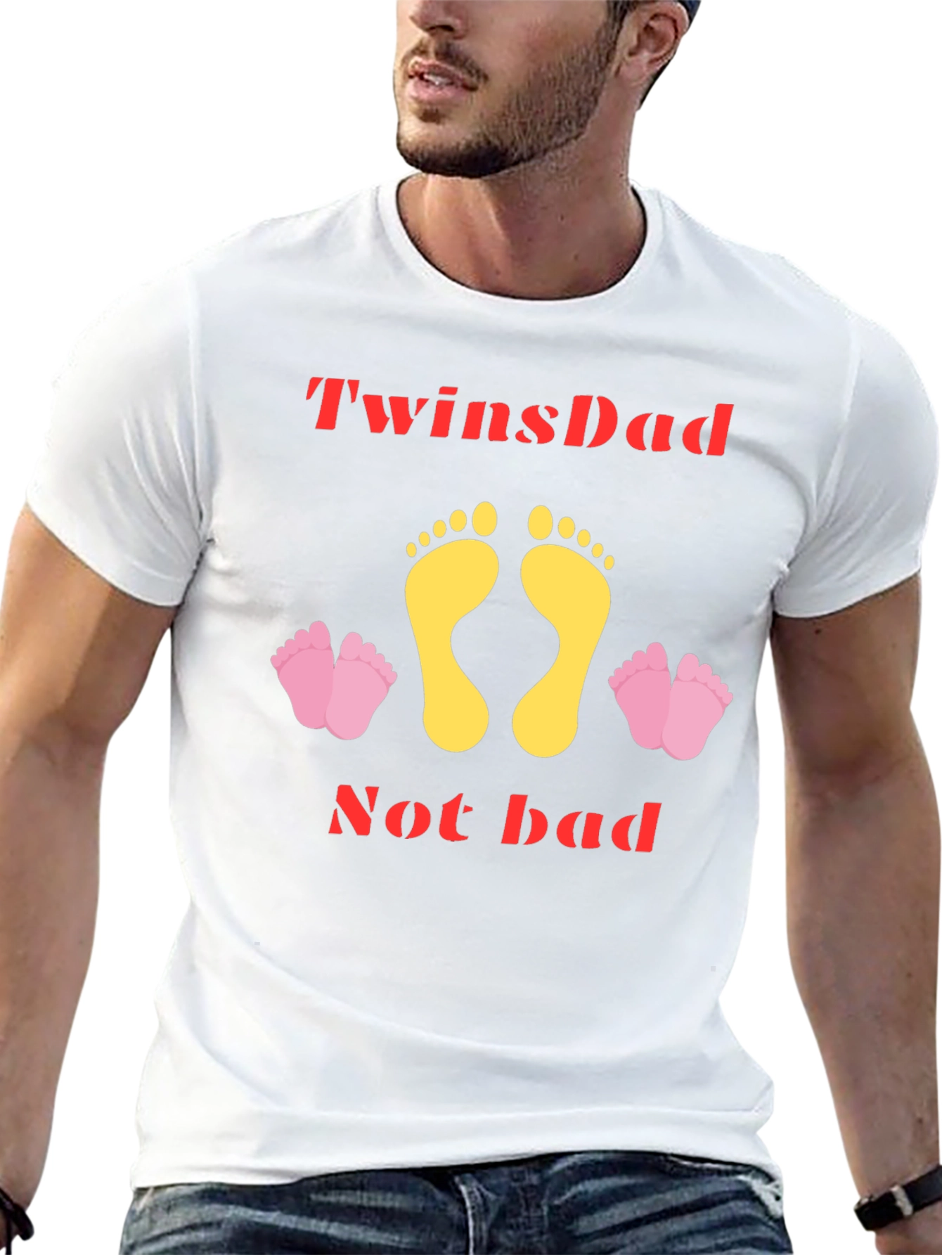 TwinsDad T-Shirt - New Dad Gift