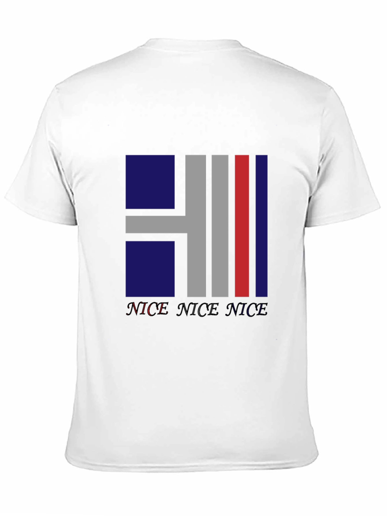 Nice Graphic Print Black T-Shirt