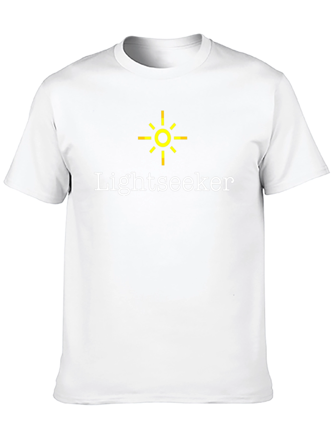 Lightseeker Graphic Tee - Black Cotton Shirt