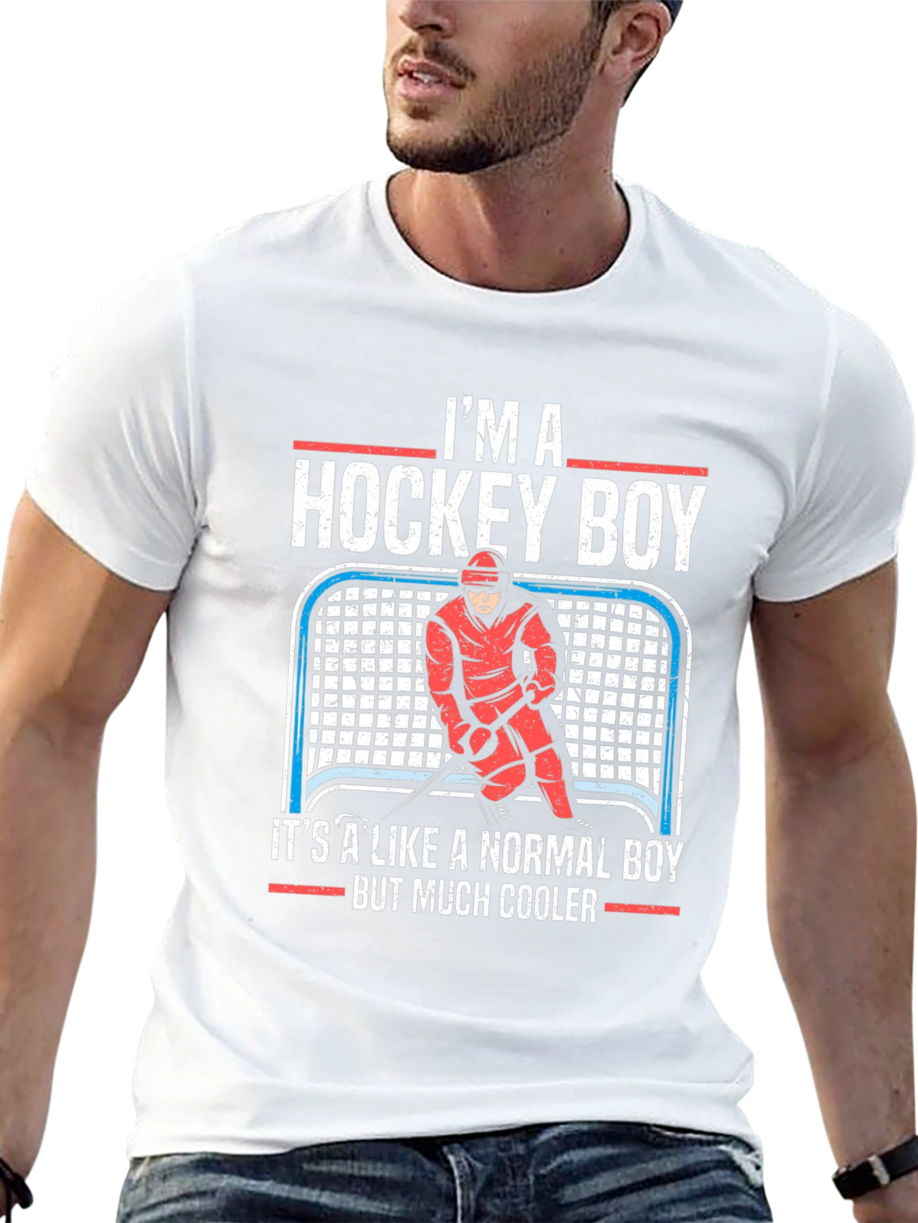 Hockey Boy T-Shirt: Normal Boy But Cooler!