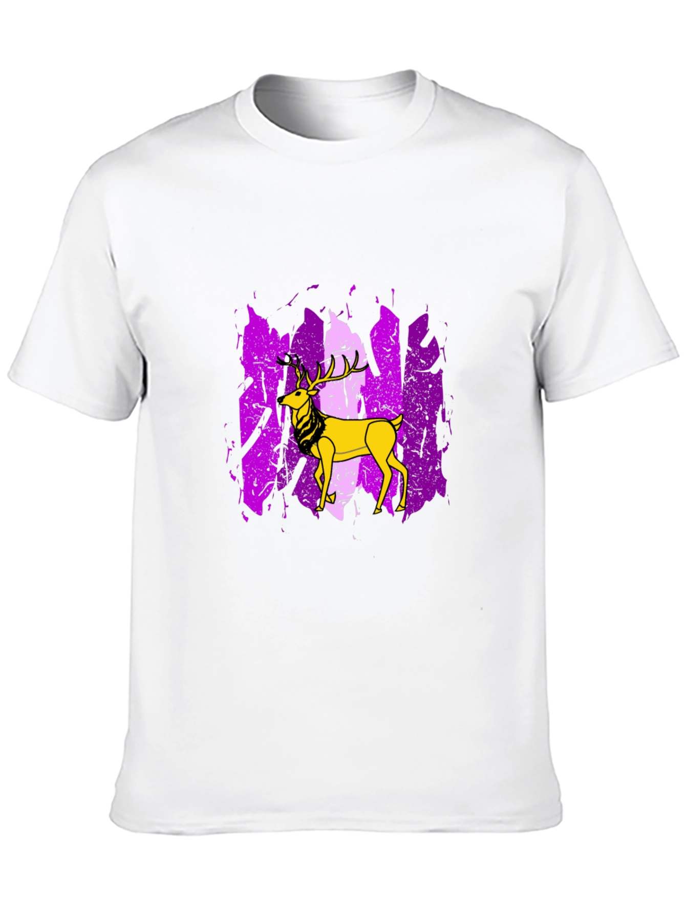 Deer Graphic Tee - Mens Black T-Shirt