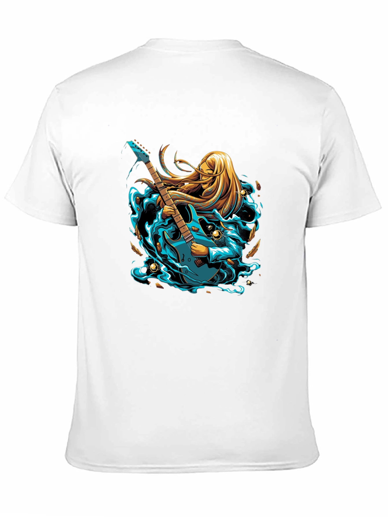 Guitar Goddess Graphic Tee - Stylish Musician T-Shirt