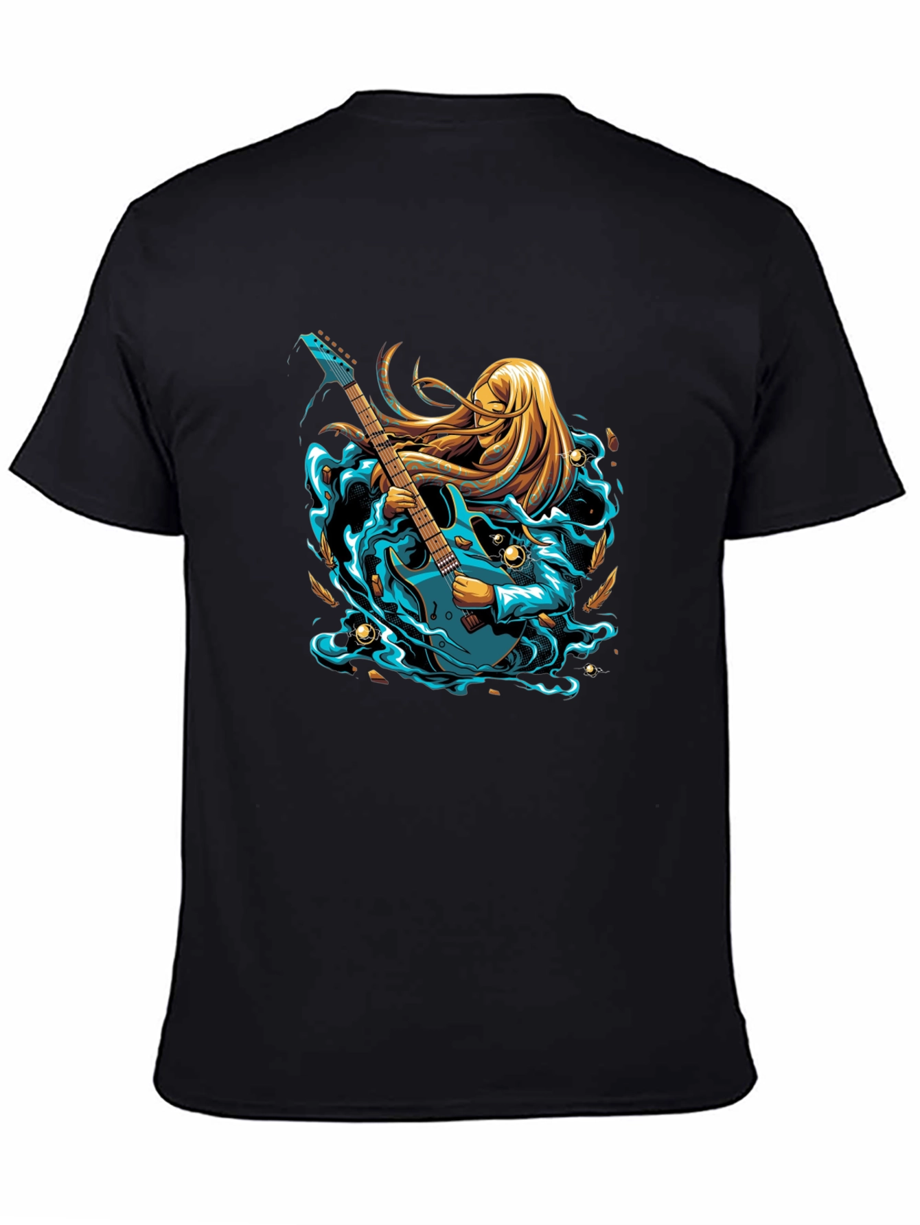 Guitar Goddess Graphic Tee - Stylish Musician T-Shirt