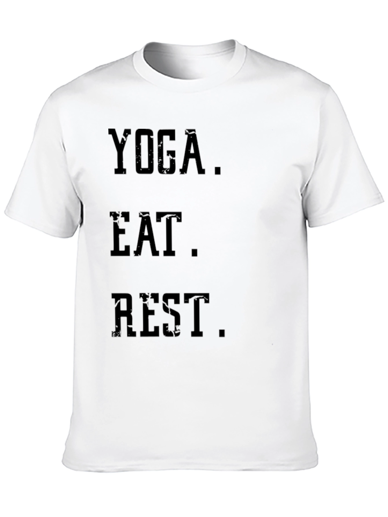 Yoga Eat Rest Tee - Relaxed Graphic T-Shirt