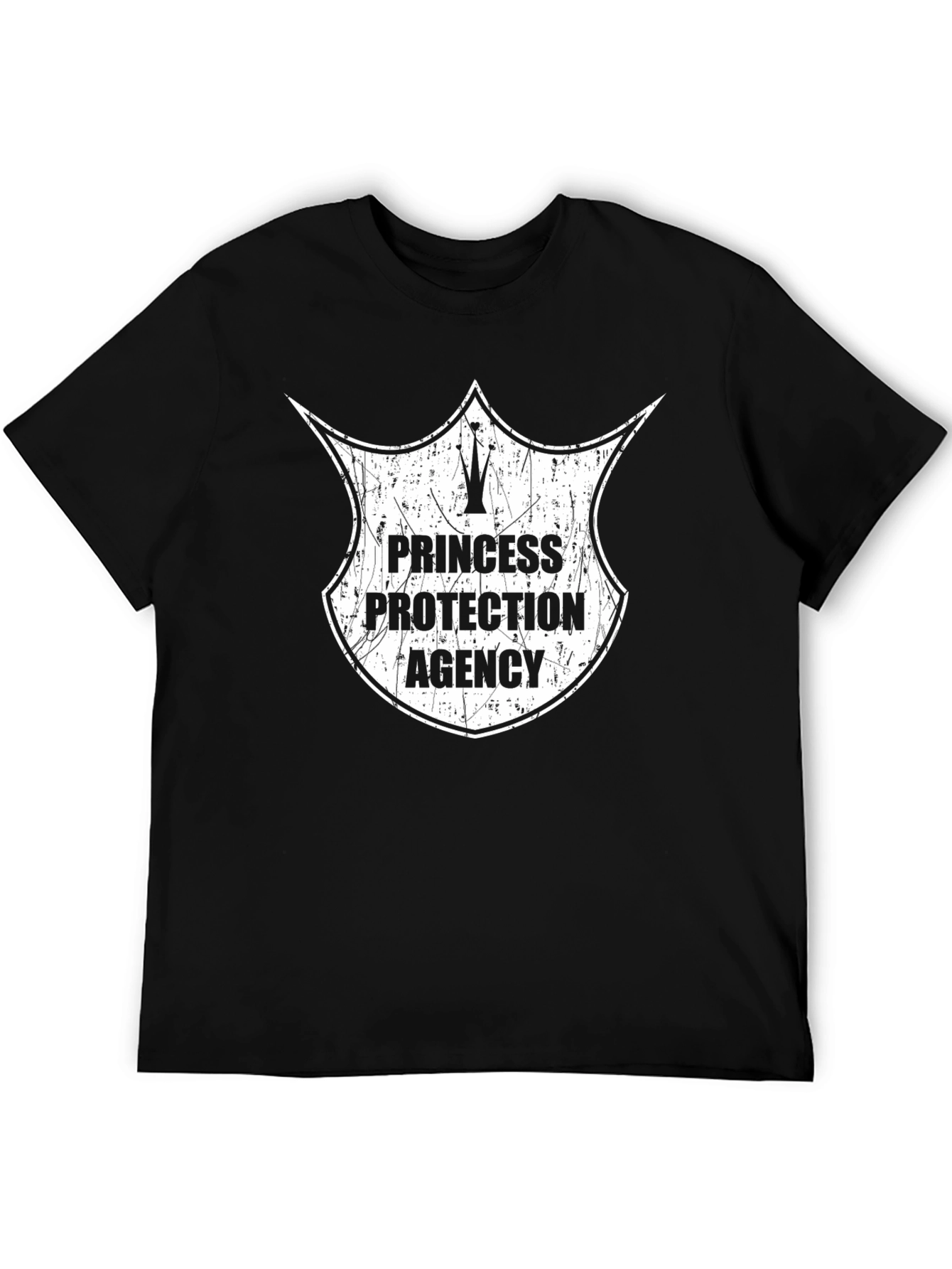 Princess Protection Agency Black Graphic Tee