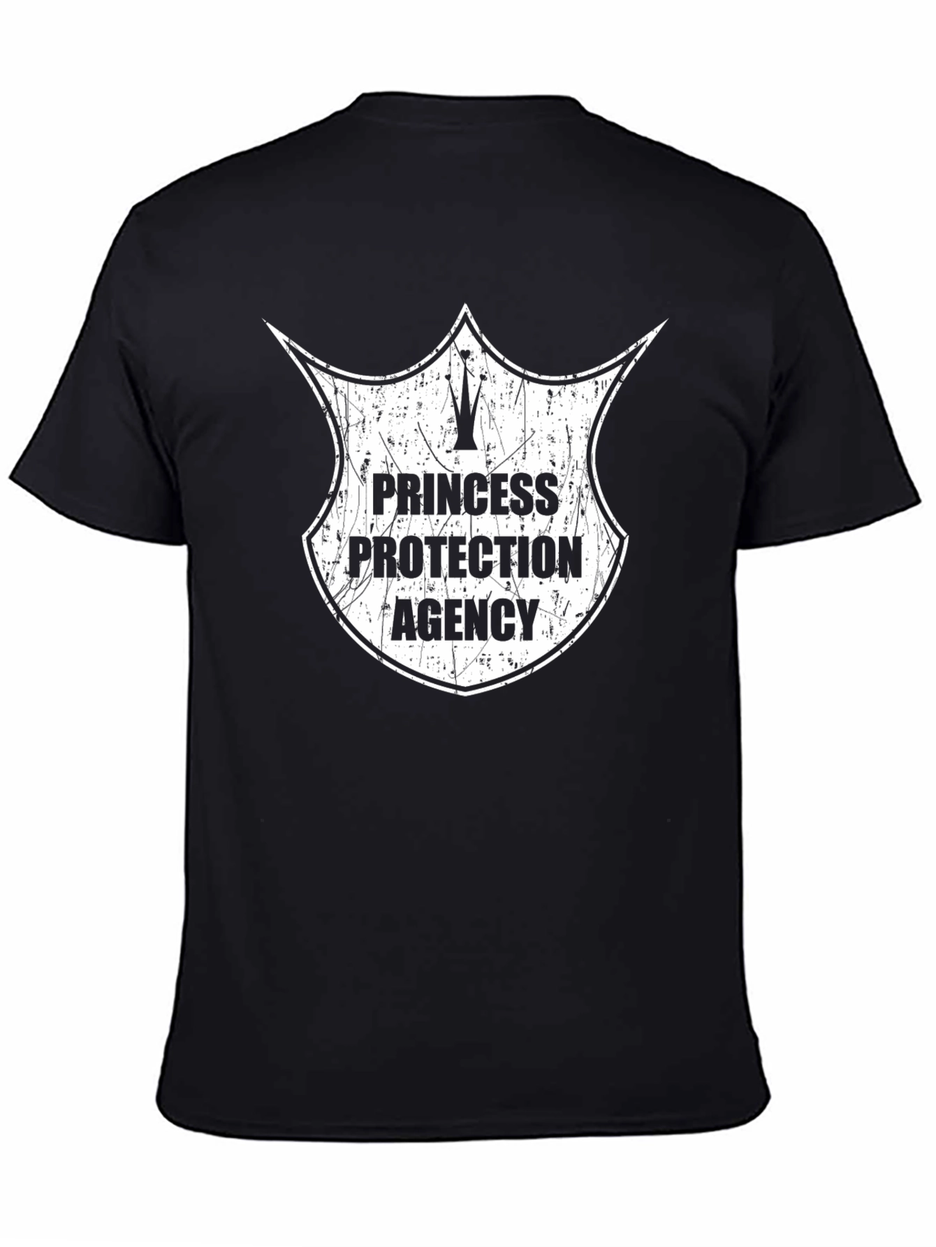 Princess Protection Agency Black Graphic Tee