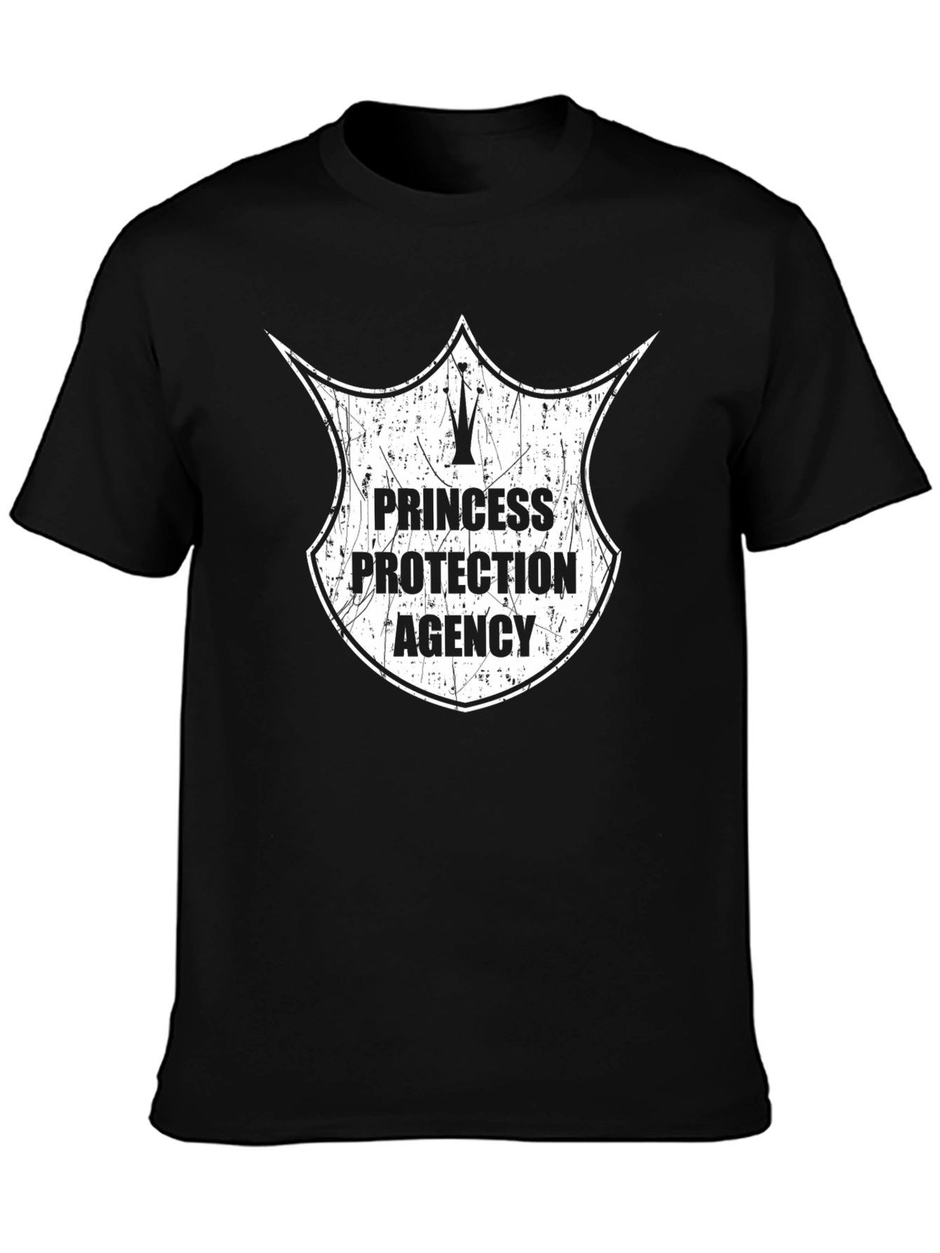 Princess Protection Agency Black Graphic Tee