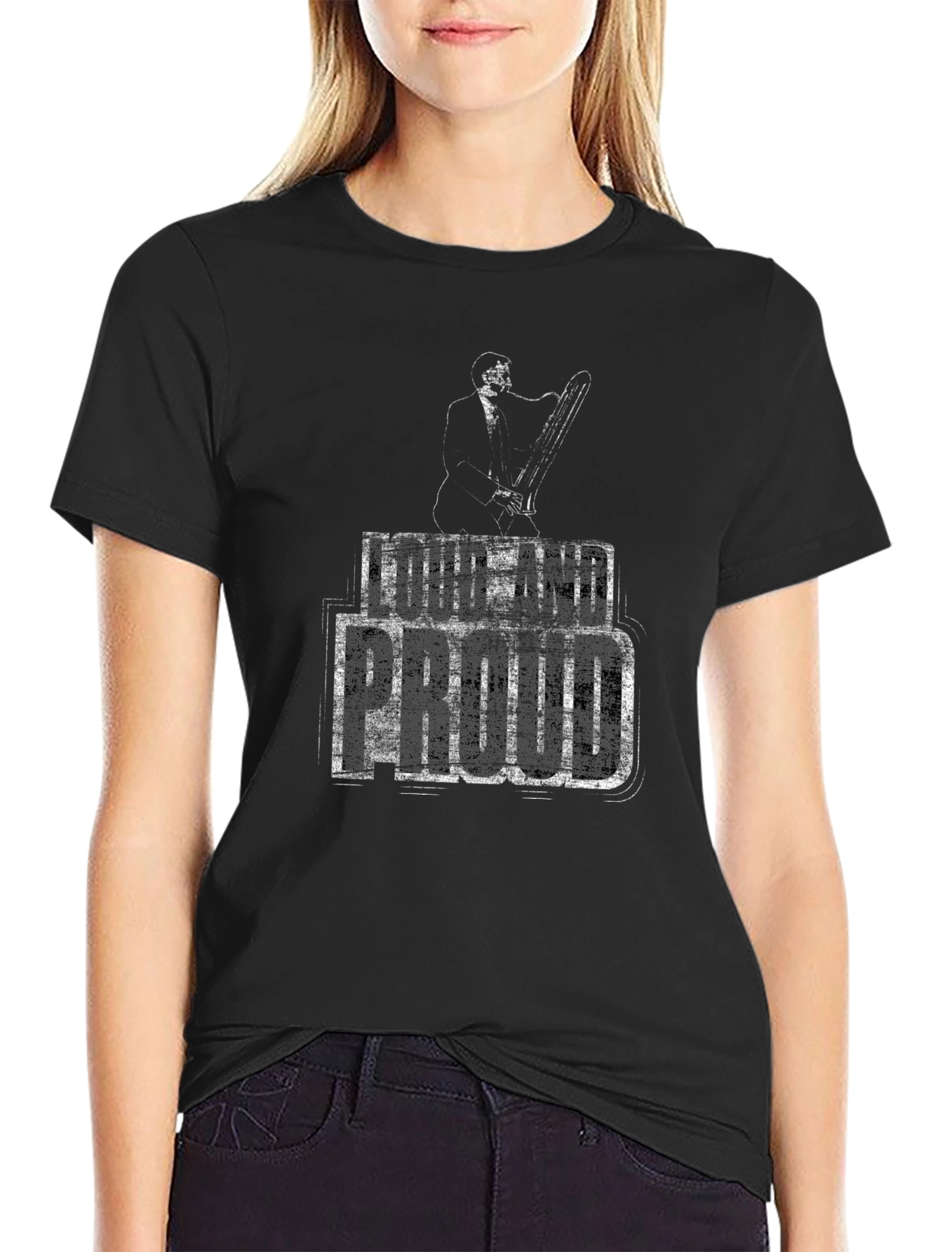 Loud And Proud Graphic T-Shirt - Chainsaw Design