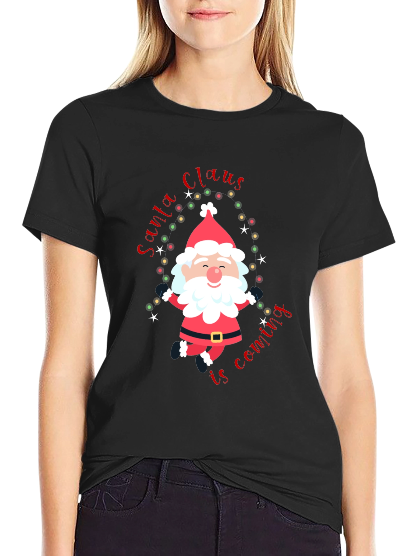Festive Santa Claus Christmas T-Shirt