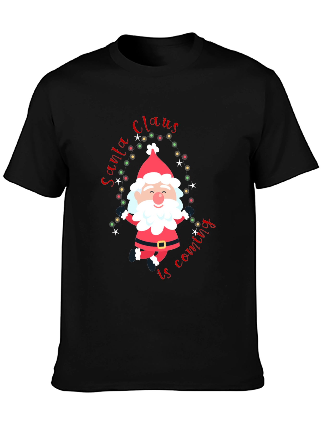 Festive Santa Claus Christmas T-Shirt