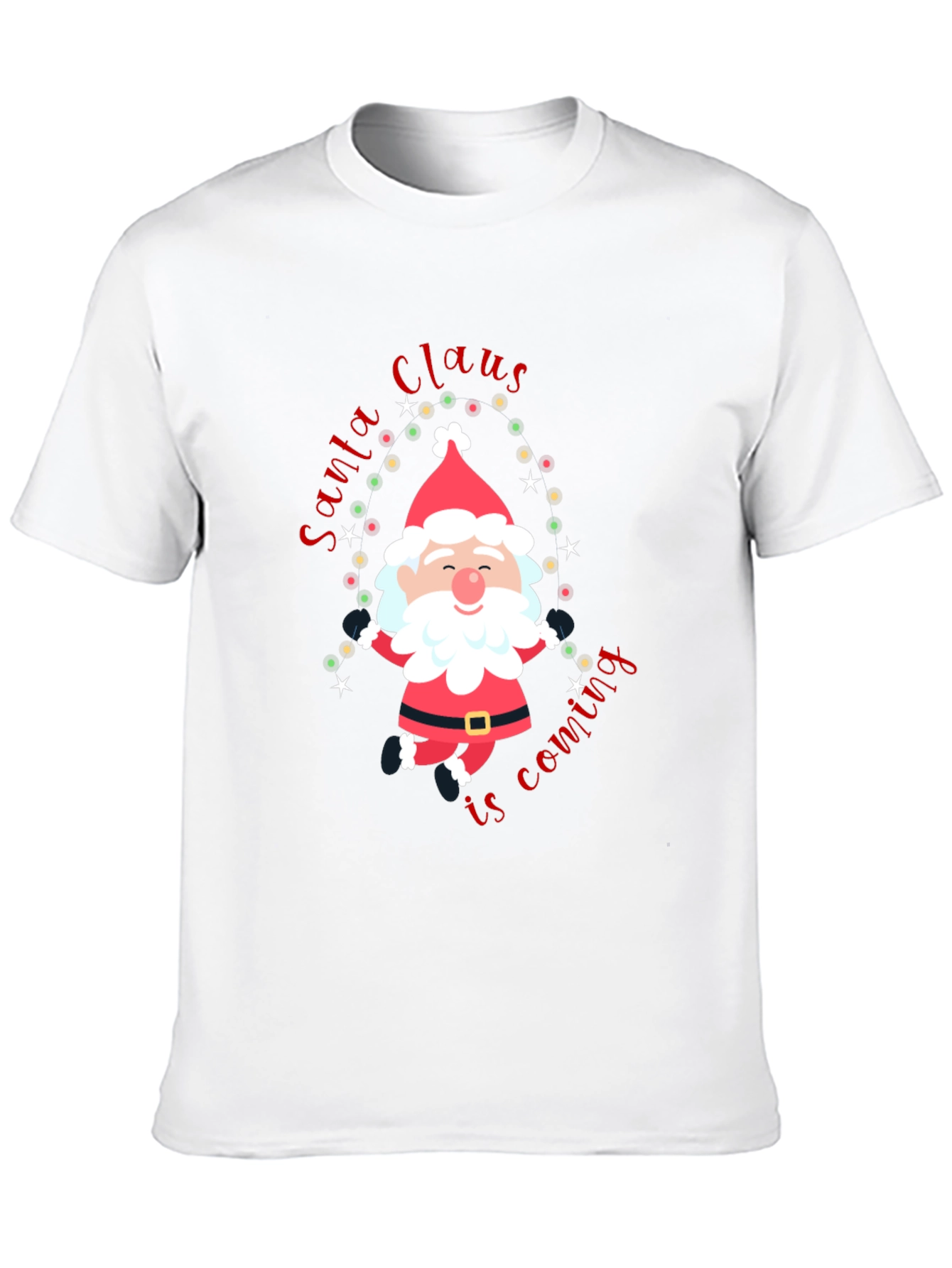Festive Santa Claus Christmas T-Shirt
