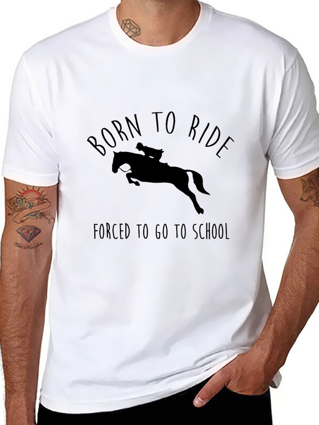 Born to Ride T-Shirt - Equestrian Lover Tee