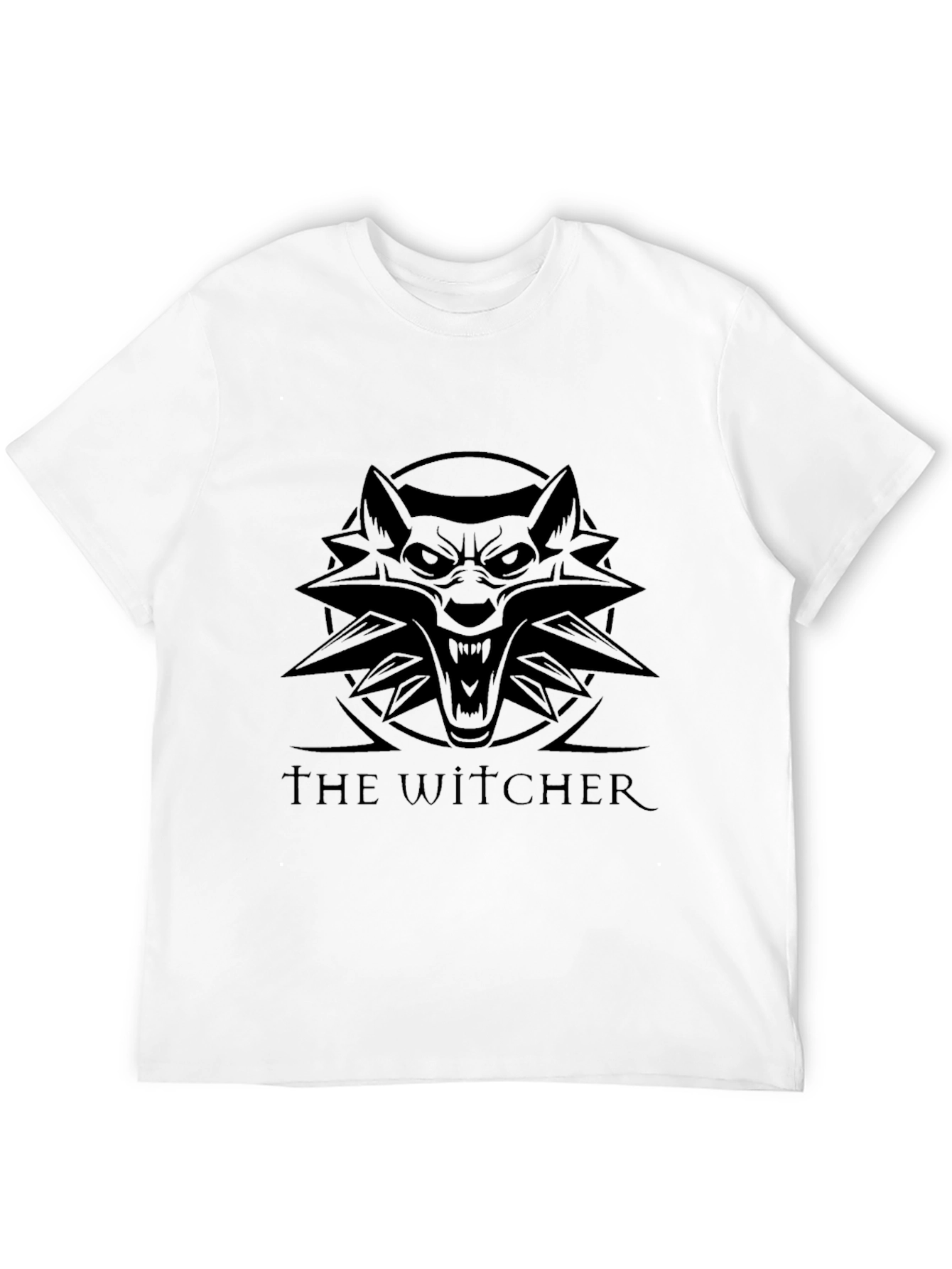 The Witcher T-Shirt - Black Crew Neck Cotton Tee