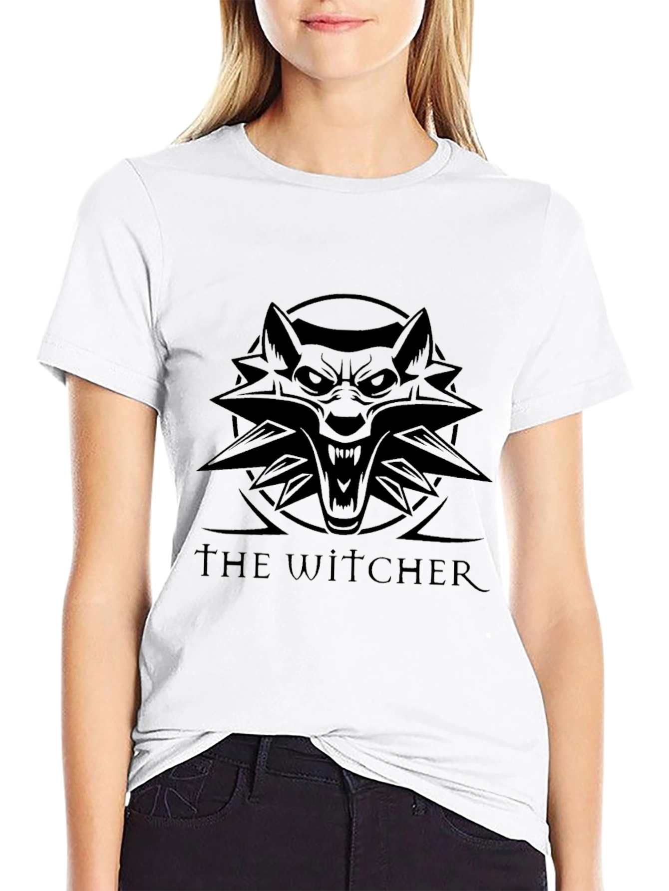 The Witcher T-Shirt - Black Crew Neck Cotton Tee