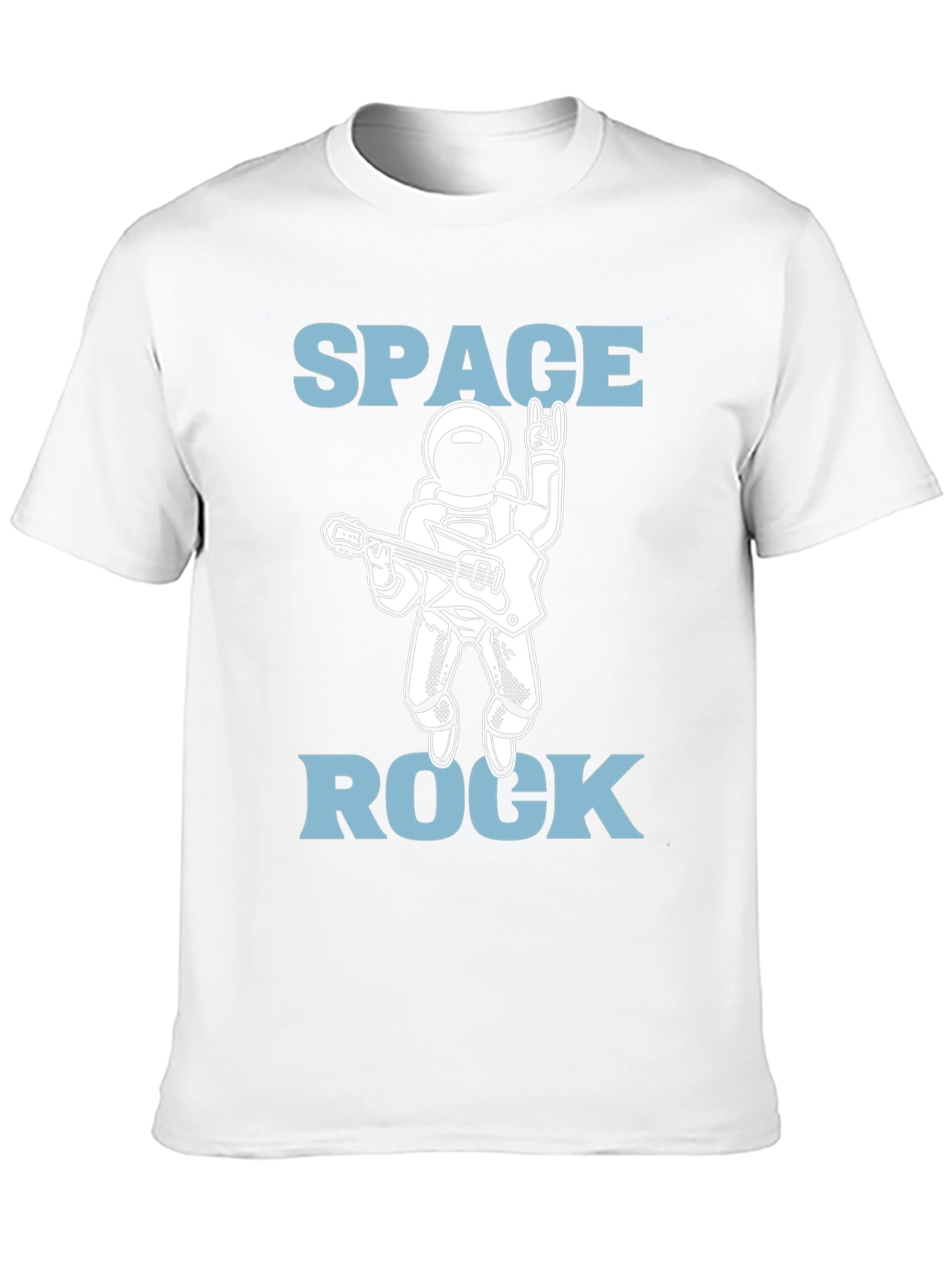 Space Rock Astronaut T-Shirt - Black