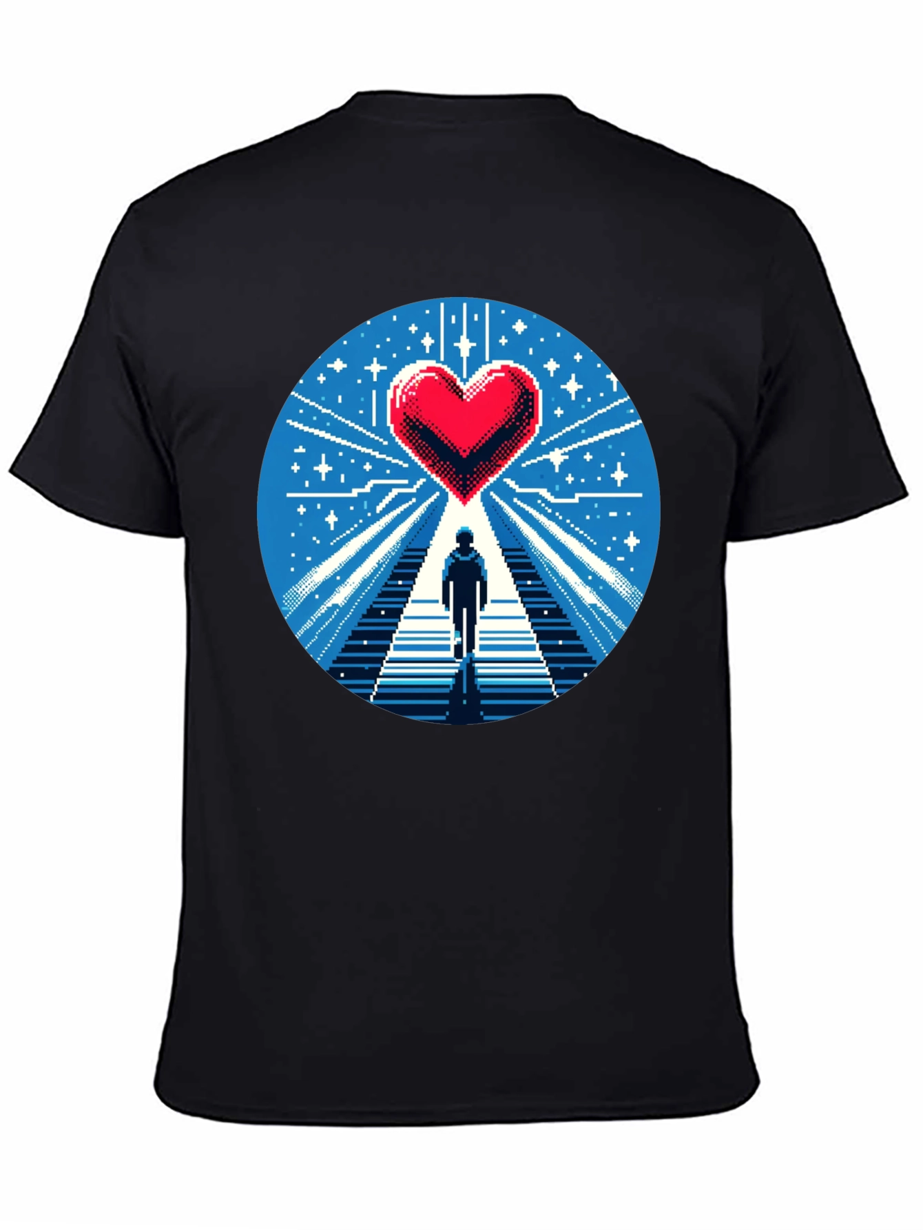 Pixel Heart Journey Graphic Tee