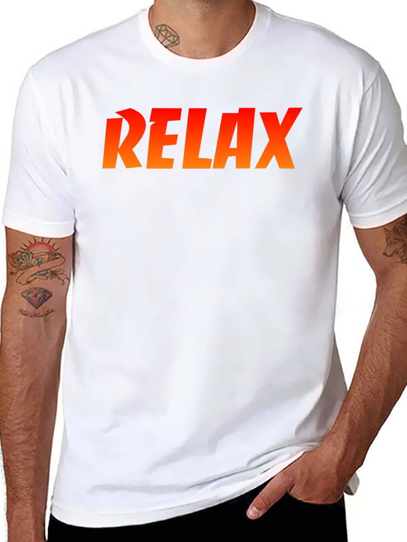 Relax Graphic Tee - Stylish Comfort