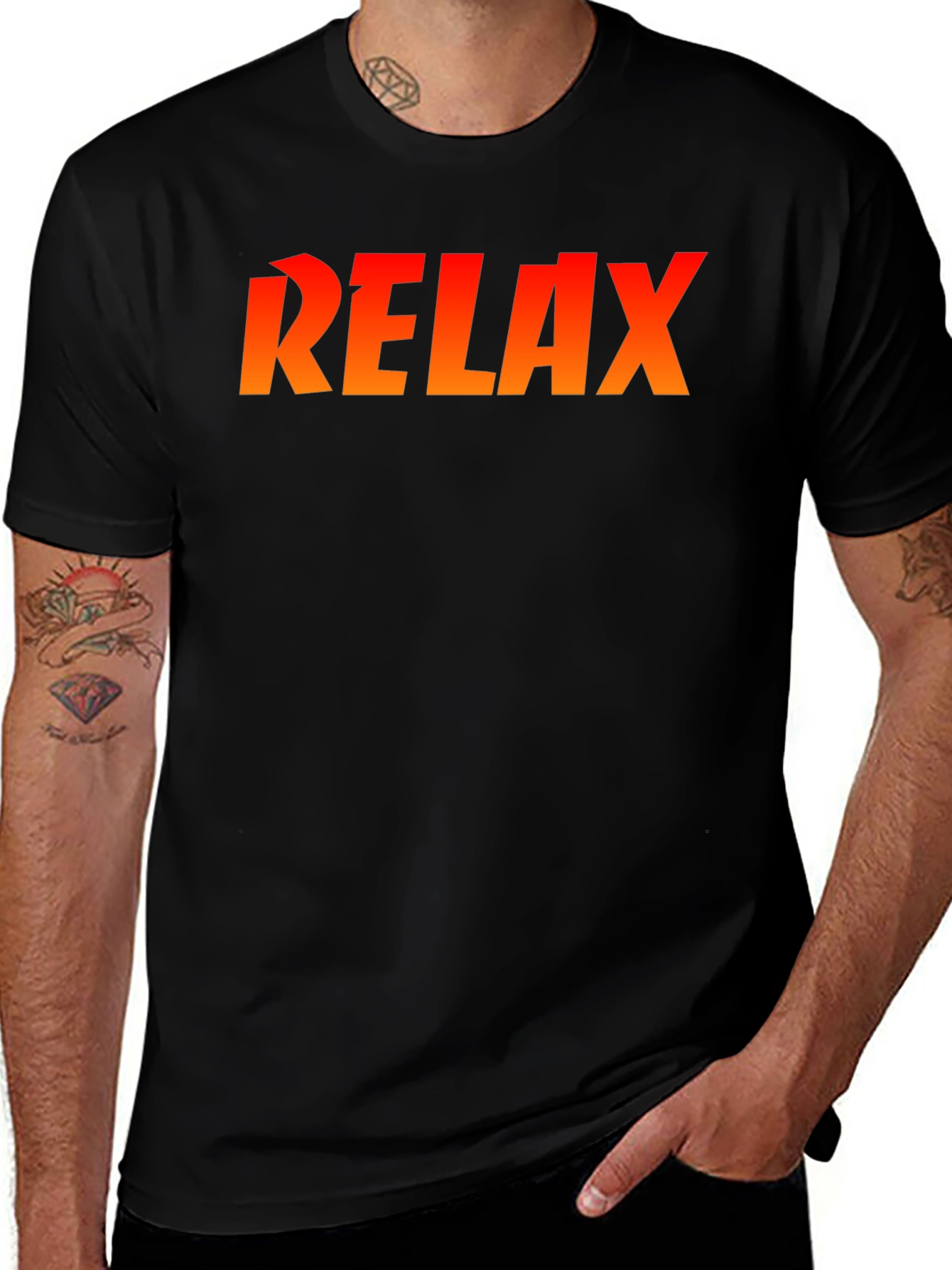 Relax Graphic Tee - Stylish Comfort