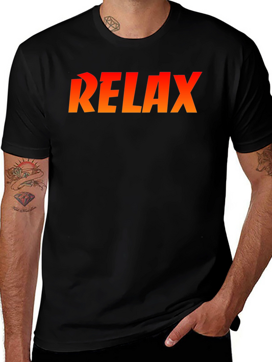 Relax Graphic Tee - Stylish Comfort