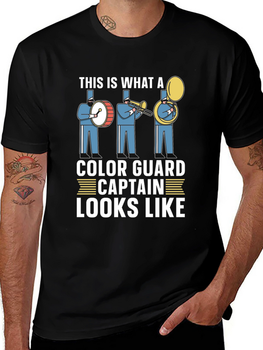 Color Guard Captain T-Shirt - Band Design