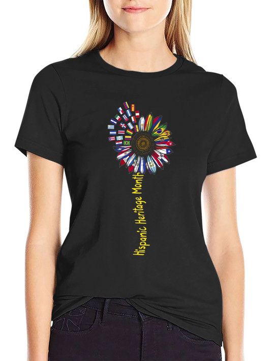 Hispanic Heritage Month Sunflower T-Shirt