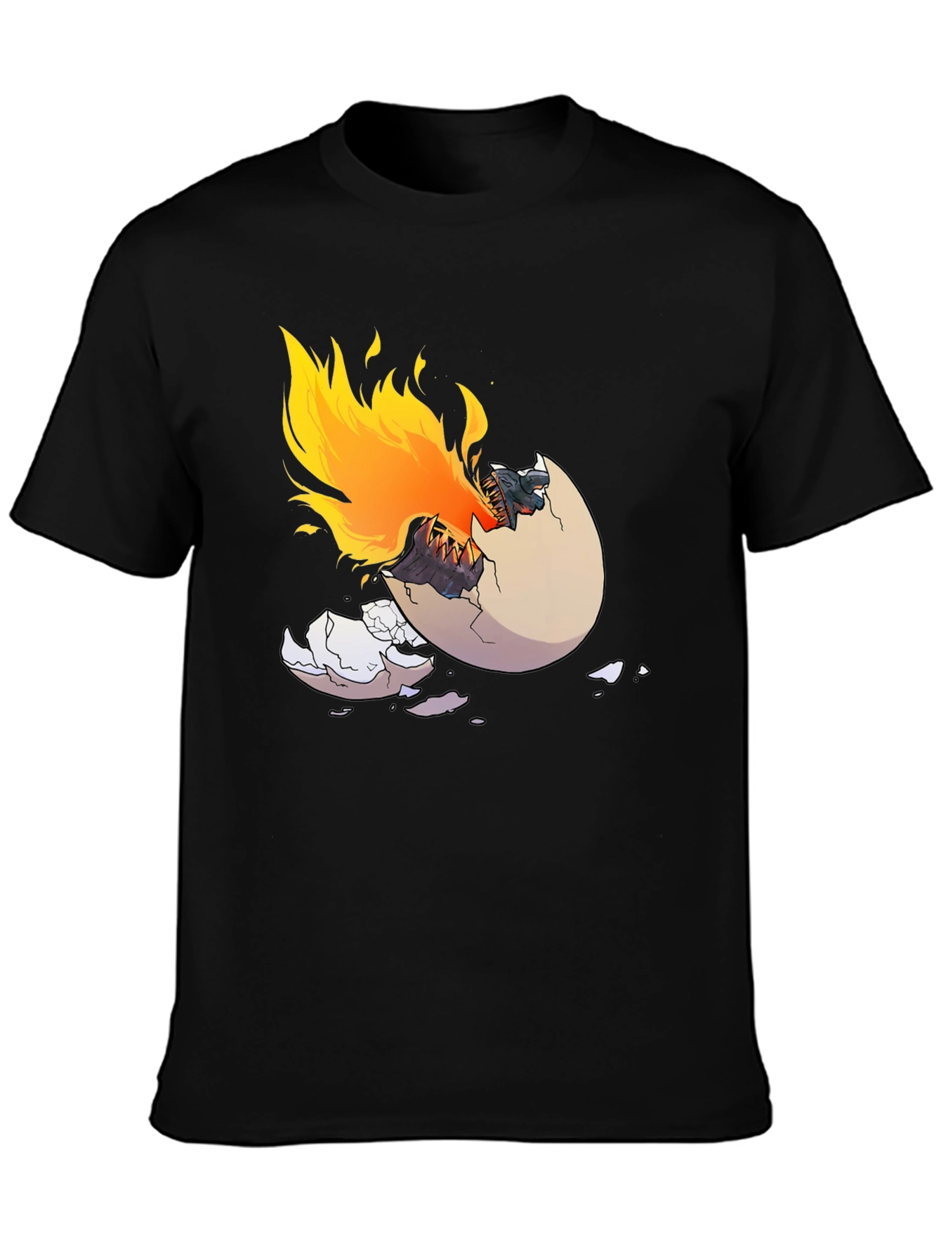 Dragon Hatching T-Shirt - Fire Breathing Design