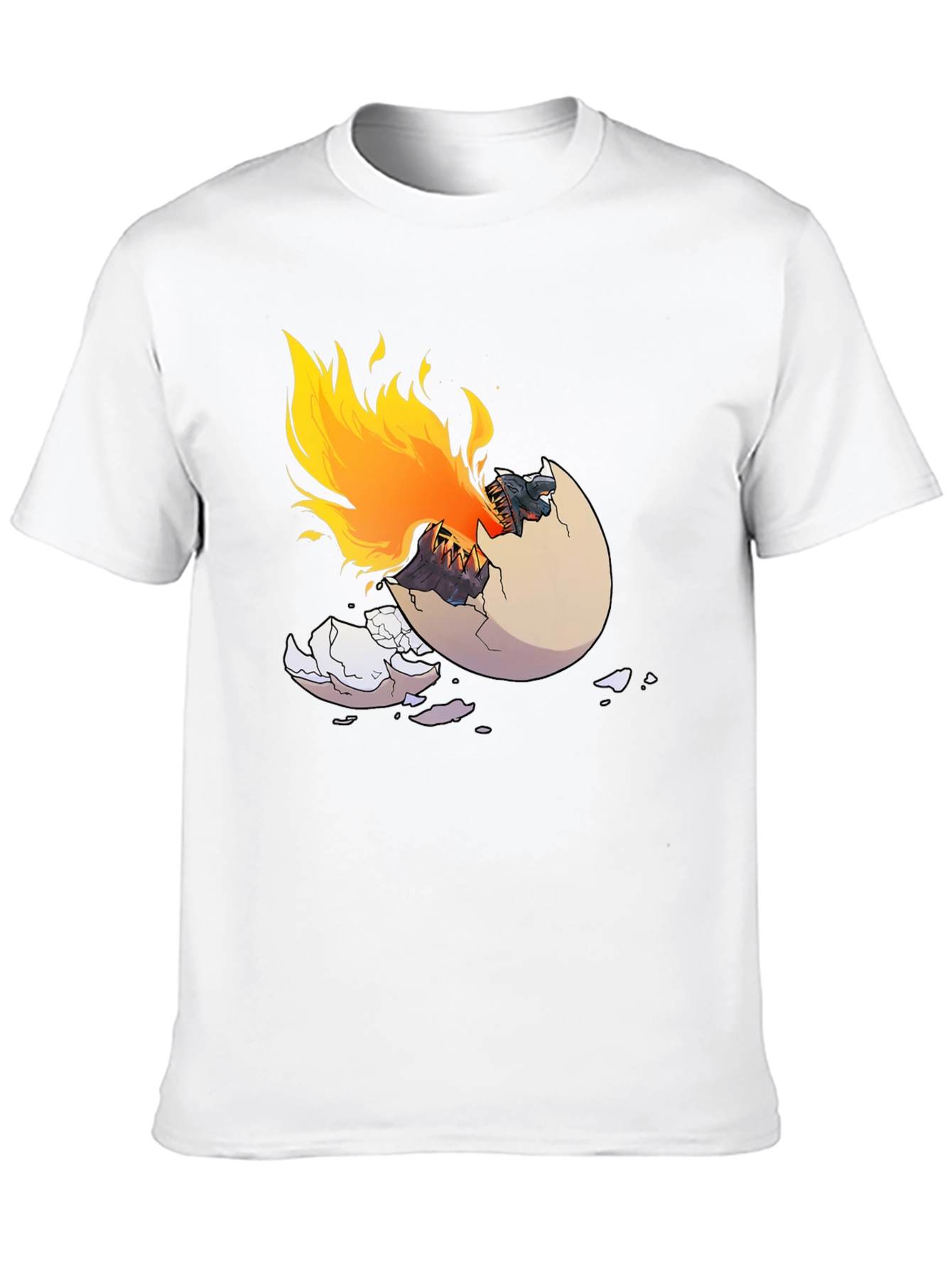 Dragon Hatching T-Shirt - Fire Breathing Design