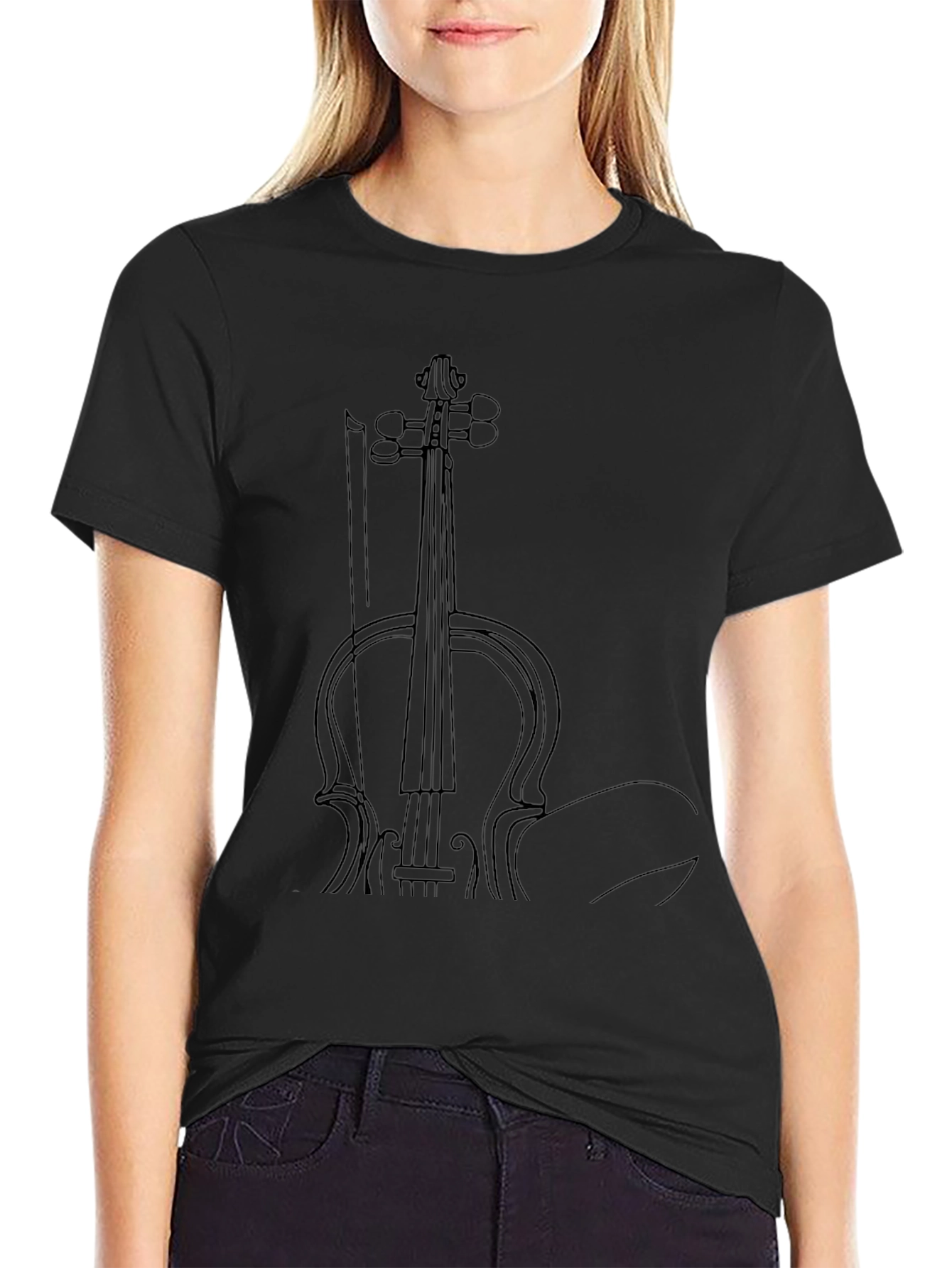 Violin Graphic Tee - Musicians Style