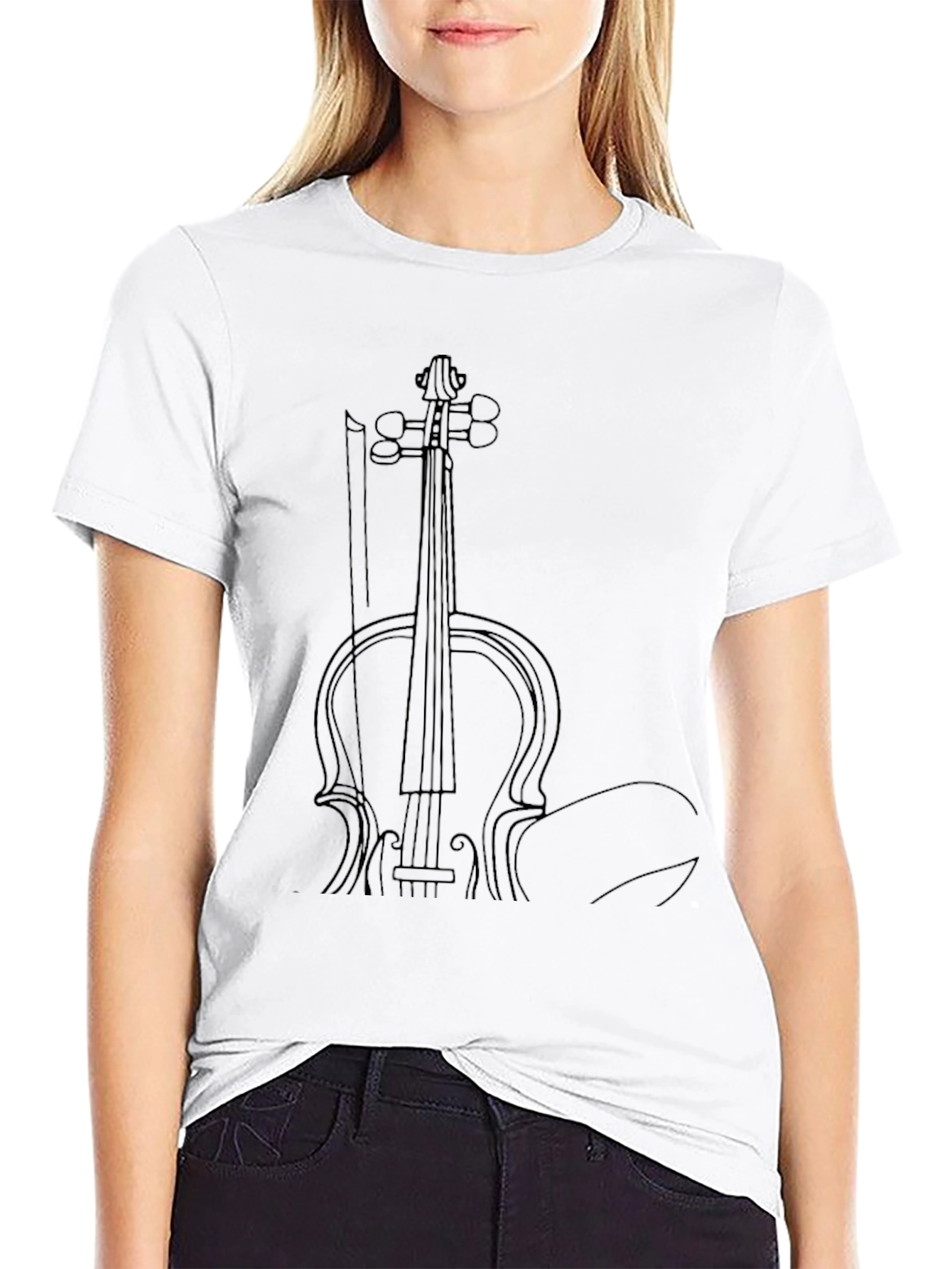 Violin Graphic Tee - Musicians Style
