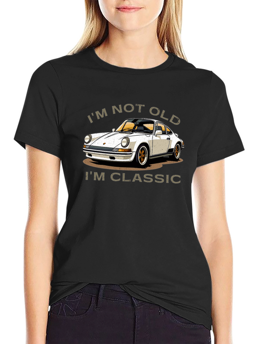 Classic Car Enthusiast T-Shirt - Im Not Old Im Classic
